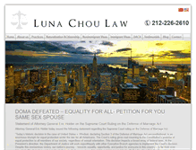 Tablet Screenshot of lunachoulaw.com